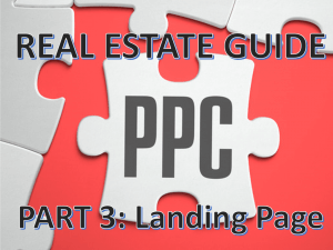 Google AdWords Part 3: Get Your Landing Page Right