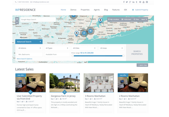 WPResidence - WordPress Real Estate Theme